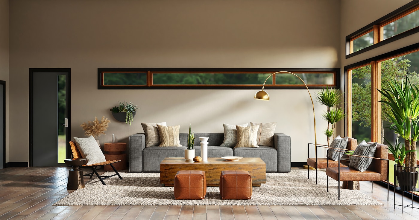 The shelf edit that makes a living room breathe